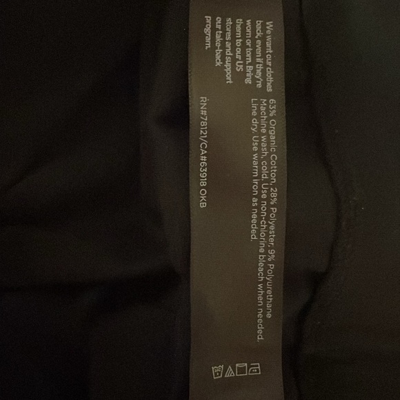 Black Eileen Fisher Organic Cotton Ponte Wide-Leg Pant, Medium (24” inseam) - Picture 4 of 8